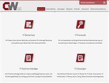 Tablet Screenshot of cwit.de